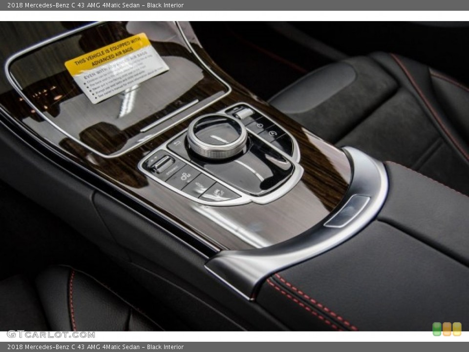 Black Interior Controls for the 2018 Mercedes-Benz C 43 AMG 4Matic Sedan #122681780