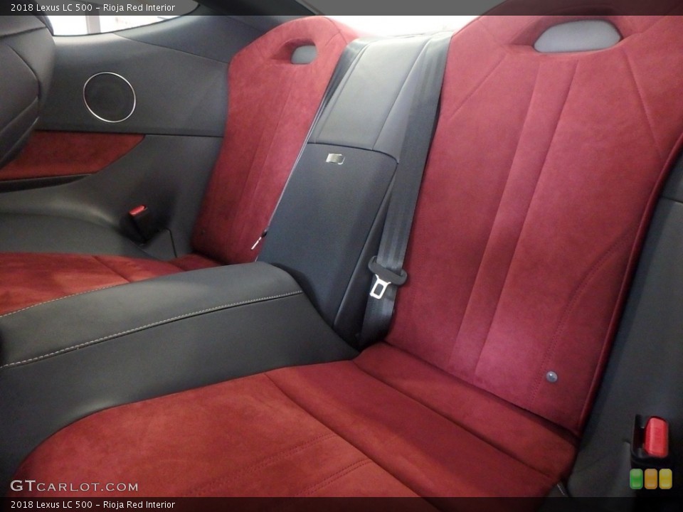 Rioja Red Interior Rear Seat for the 2018 Lexus LC 500 #122692659