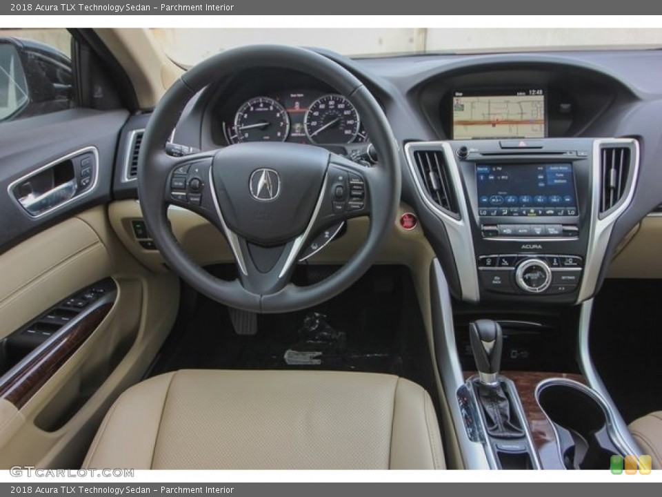 Parchment Interior Dashboard for the 2018 Acura TLX Technology Sedan #122703057