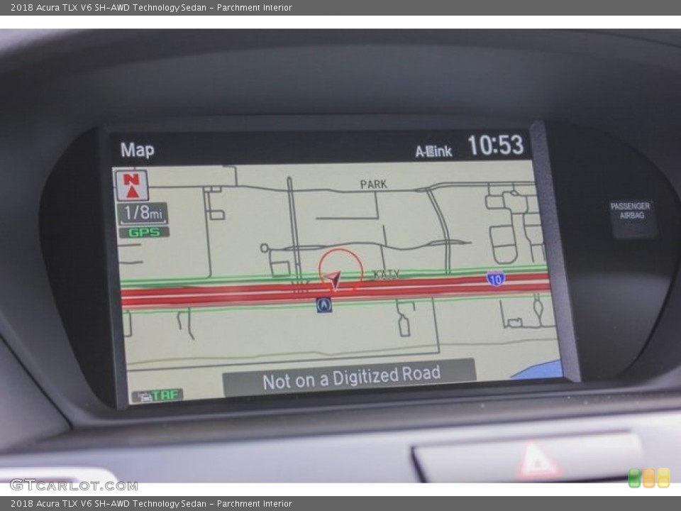 Parchment Interior Navigation for the 2018 Acura TLX V6 SH-AWD Technology Sedan #122703822