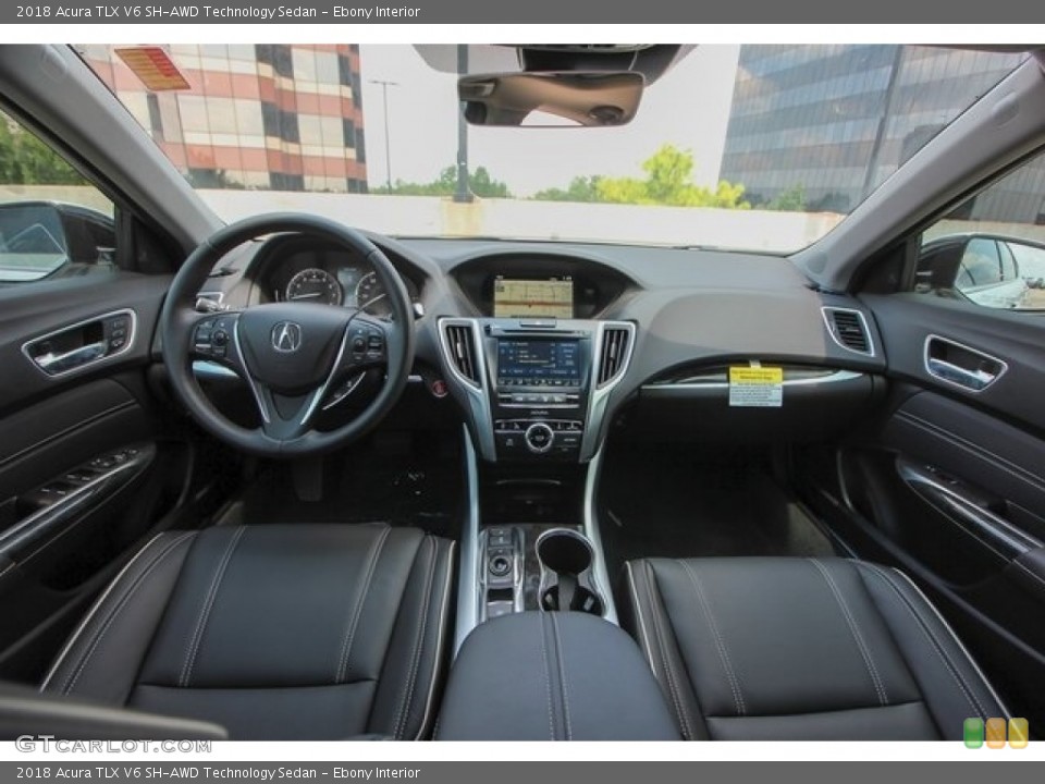 Ebony Interior Photo for the 2018 Acura TLX V6 SH-AWD Technology Sedan #122703876