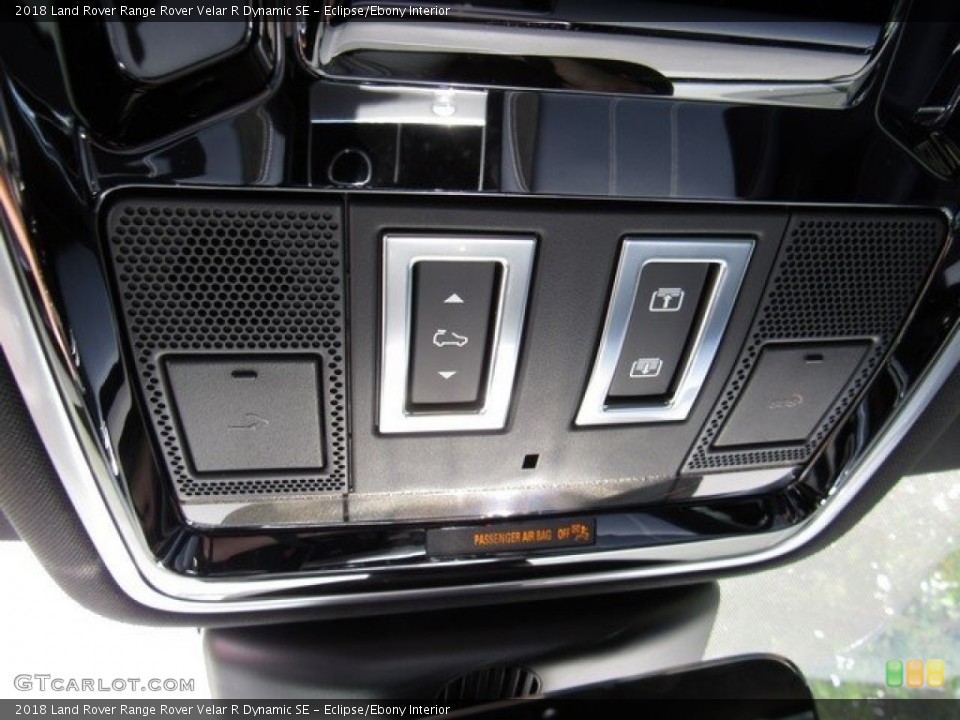 Eclipse/Ebony Interior Controls for the 2018 Land Rover Range Rover Velar R Dynamic SE #122706869