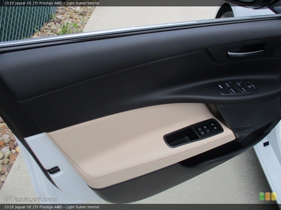 Light Oyster Interior Door Panel for the 2018 Jaguar XE 25t Prestige AWD #122707583