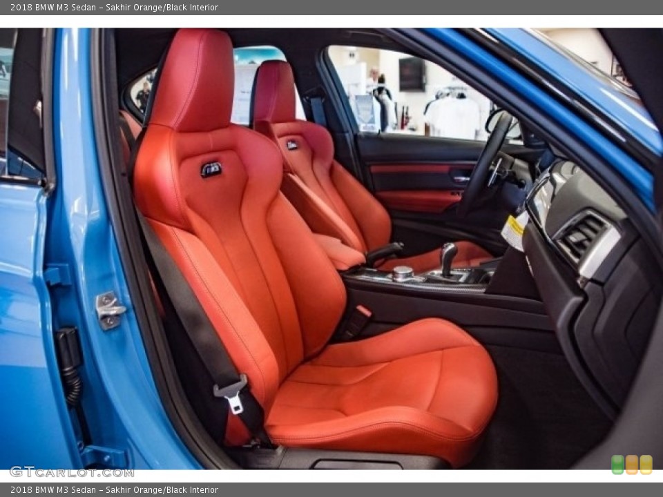 Sakhir Orange/Black Interior Photo for the 2018 BMW M3 Sedan #122708264