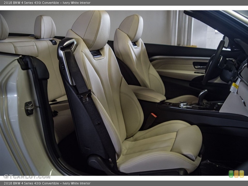 Ivory White 2018 BMW 4 Series Interiors