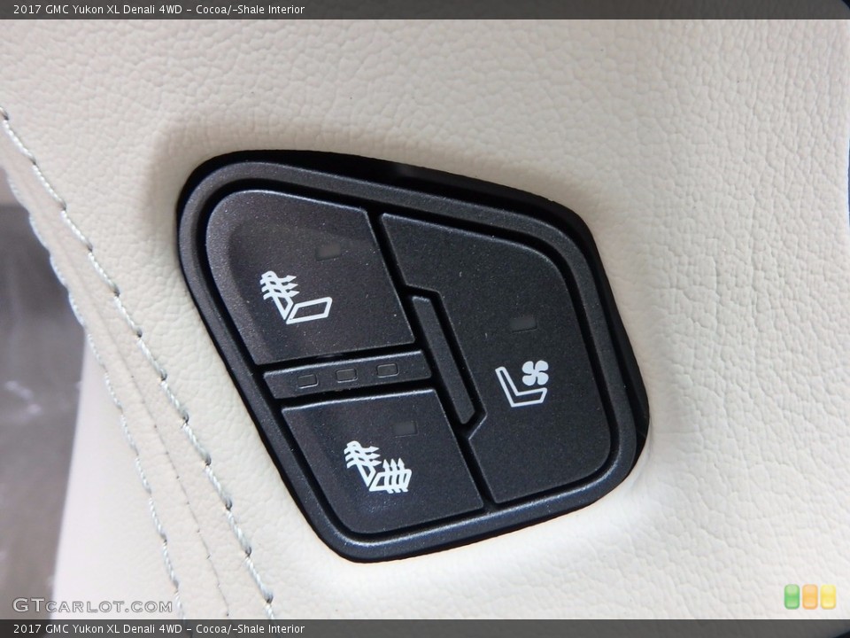 Cocoa/­Shale Interior Controls for the 2017 GMC Yukon XL Denali 4WD #122715158