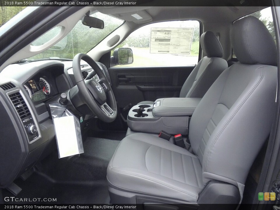 Black/Diesel Gray Interior Photo for the 2018 Ram 5500 Tradesman Regular Cab Chassis #122715959