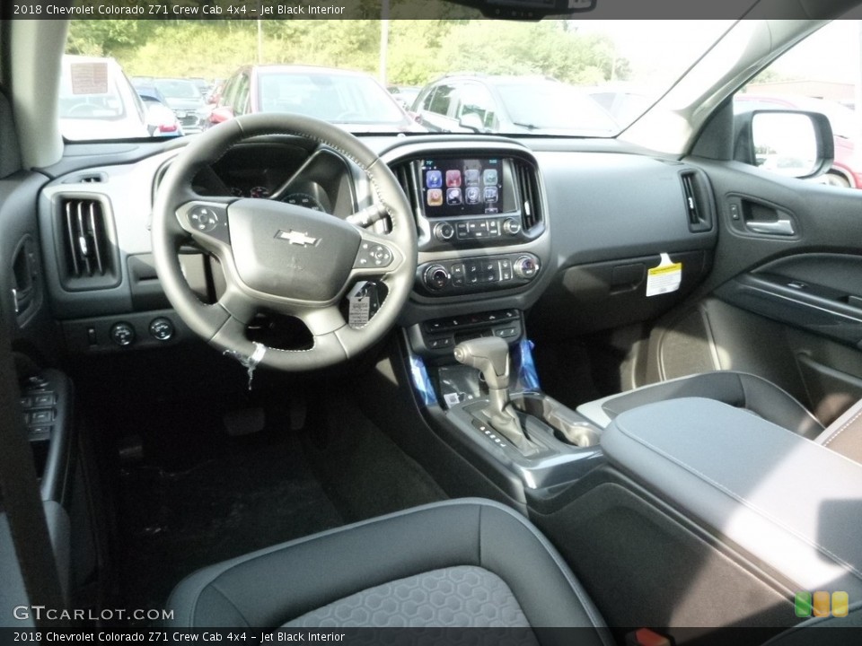 Jet Black Interior Front Seat for the 2018 Chevrolet Colorado Z71 Crew Cab 4x4 #122718797