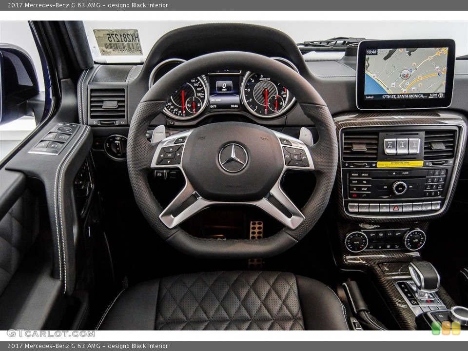designo Black Interior Dashboard for the 2017 Mercedes-Benz G 63 AMG #122727071