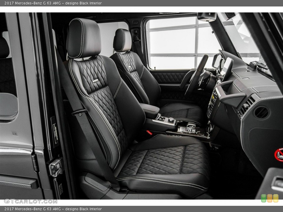 designo Black Interior Front Seat for the 2017 Mercedes-Benz G 63 AMG #122727119