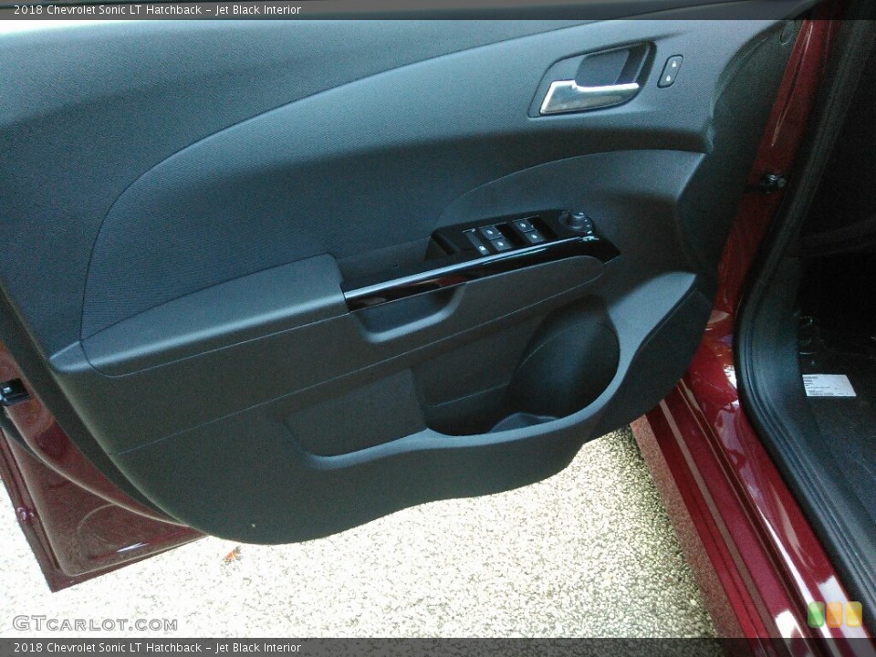 Jet Black Interior Door Panel for the 2018 Chevrolet Sonic LT Hatchback #122728487