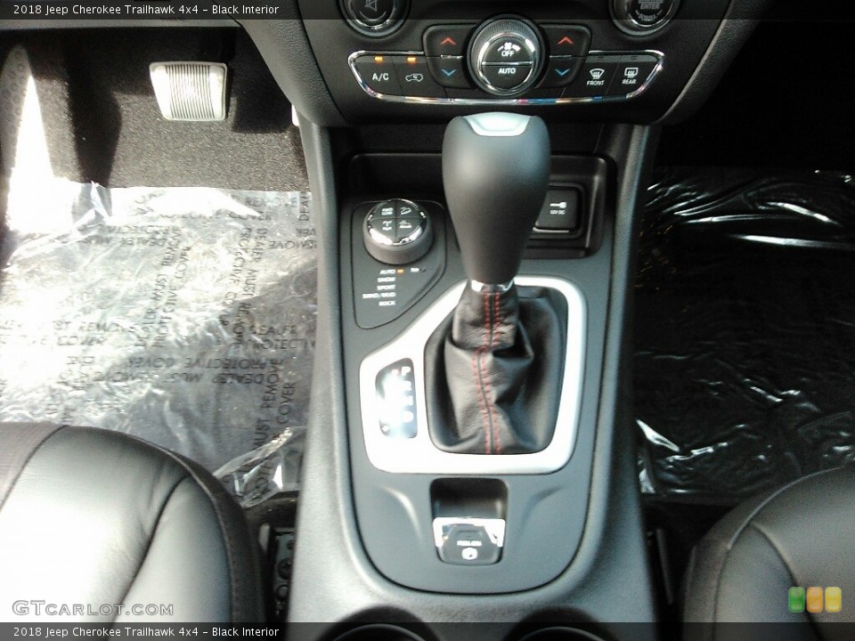 Black Interior Transmission for the 2018 Jeep Cherokee Trailhawk 4x4 #122730395