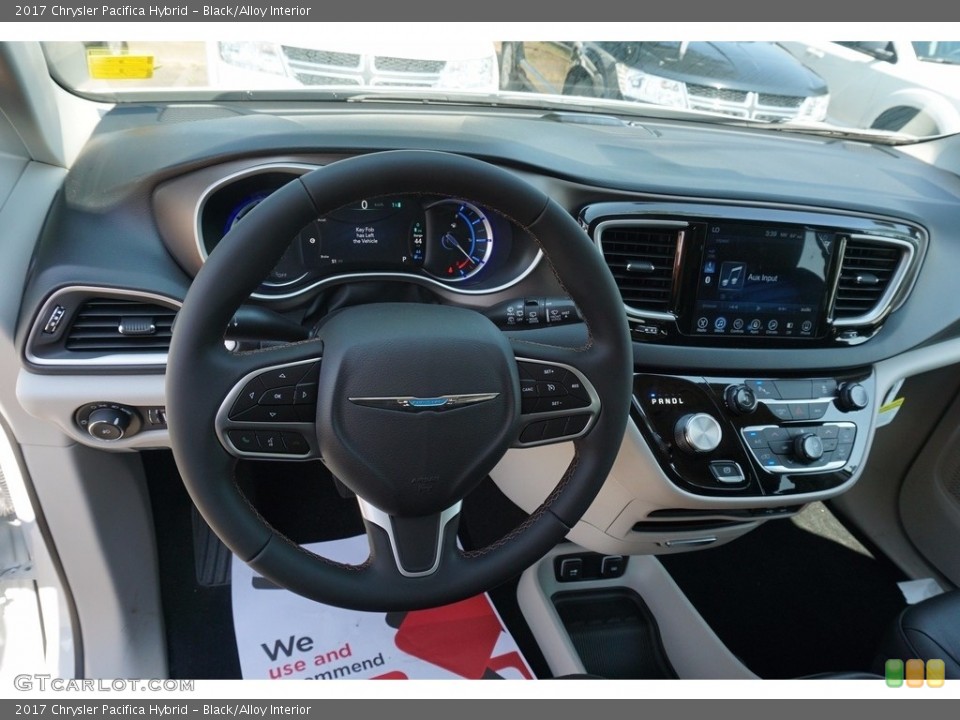 Black/Alloy Interior Dashboard for the 2017 Chrysler Pacifica Hybrid #122732948