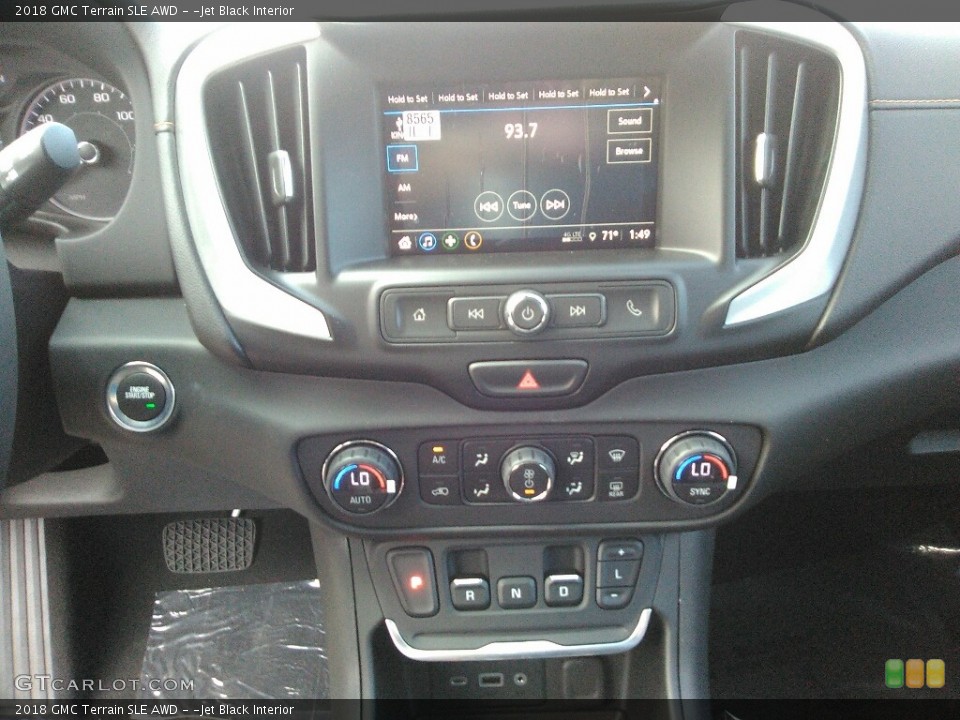 ­Jet Black Interior Controls for the 2018 GMC Terrain SLE AWD #122733803