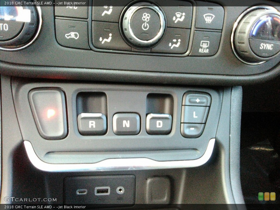 ­Jet Black Interior Controls for the 2018 GMC Terrain SLE AWD #122733935
