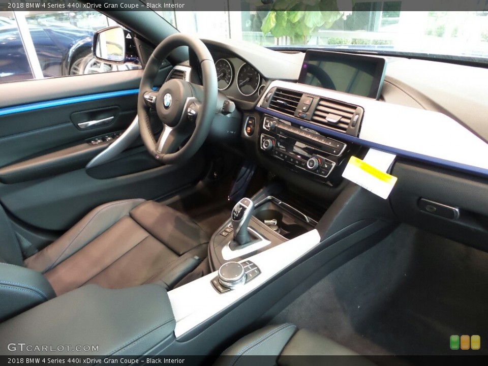 Black Interior Dashboard for the 2018 BMW 4 Series 440i xDrive Gran Coupe #122735696