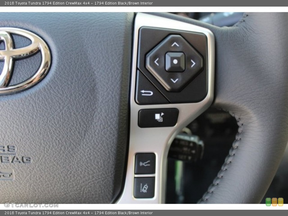 1794 Edition Black/Brown Interior Controls for the 2018 Toyota Tundra 1794 Edition CrewMax 4x4 #122739396