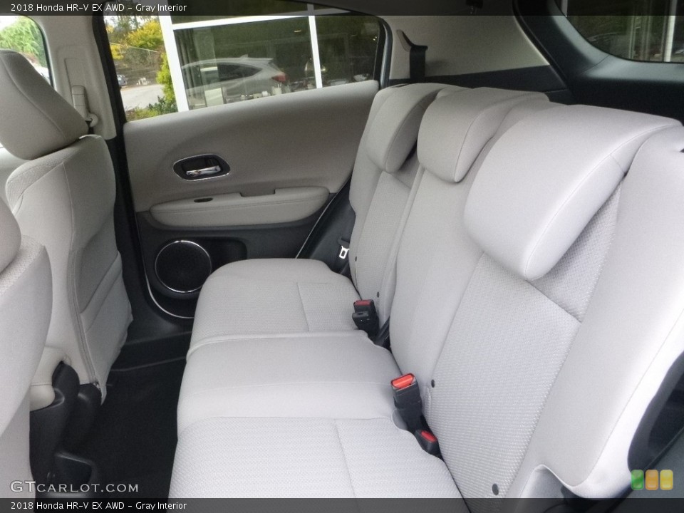 Gray Interior Rear Seat for the 2018 Honda HR-V EX AWD #122743514