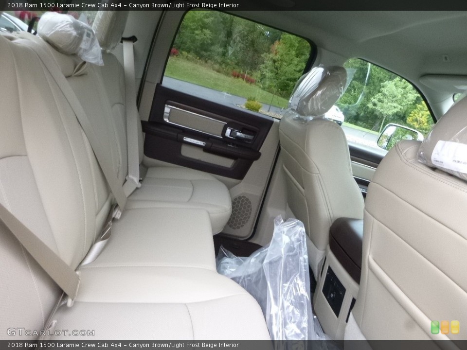 Canyon Brown/Light Frost Beige Interior Rear Seat for the 2018 Ram 1500 Laramie Crew Cab 4x4 #122744894