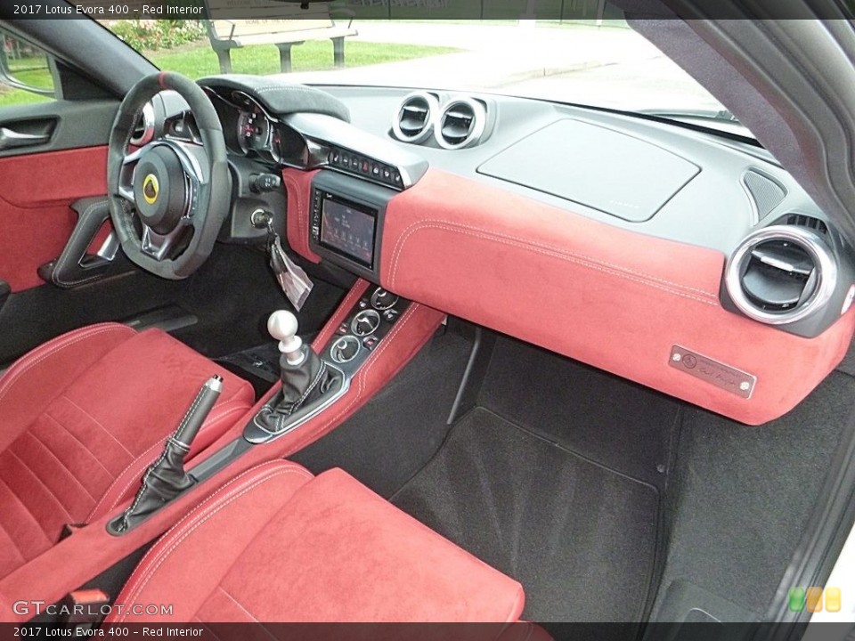 Red Interior Dashboard for the 2017 Lotus Evora 400 #122752851