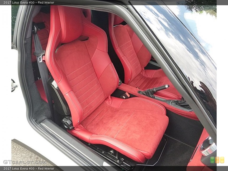 Red Interior Front Seat for the 2017 Lotus Evora 400 #122752862