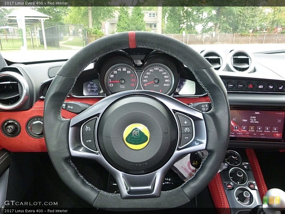 Red Interior Steering Wheel for the 2017 Lotus Evora 400 #122752919