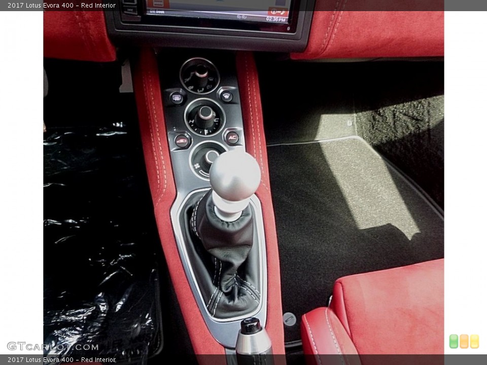Red Interior Transmission for the 2017 Lotus Evora 400 #122752985