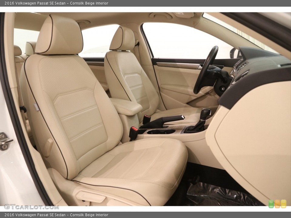 Cornsilk Beige Interior Front Seat for the 2016 Volkswagen Passat SE Sedan #122754356