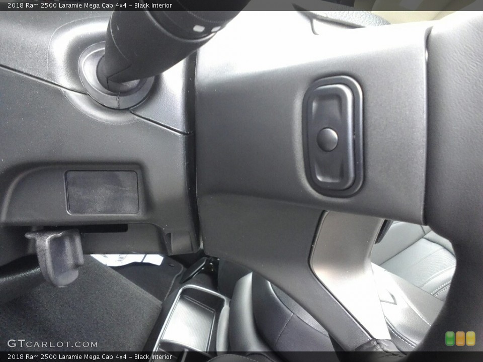 Black Interior Controls for the 2018 Ram 2500 Laramie Mega Cab 4x4 #122756204