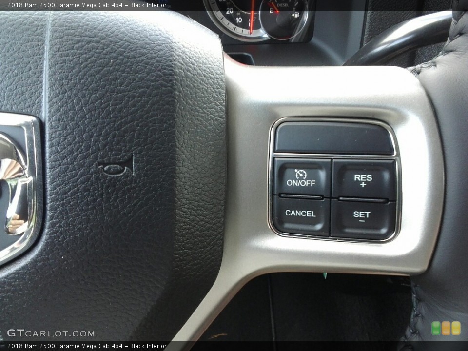 Black Interior Controls for the 2018 Ram 2500 Laramie Mega Cab 4x4 #122756306