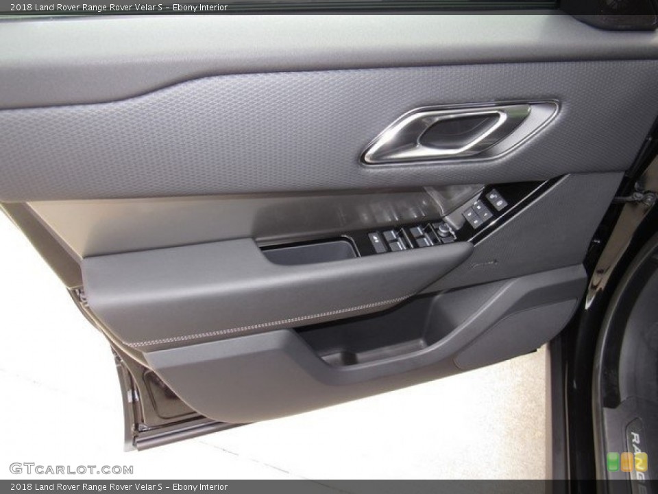 Ebony Interior Door Panel for the 2018 Land Rover Range Rover Velar S #122760191