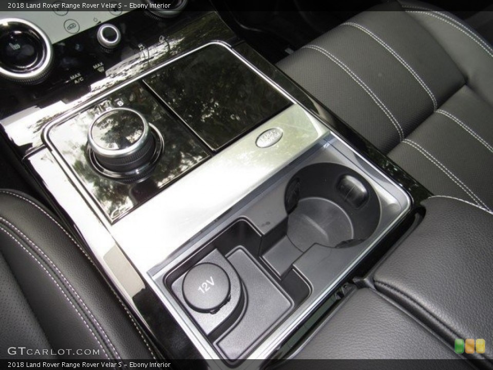 Ebony Interior Controls for the 2018 Land Rover Range Rover Velar S #122760206