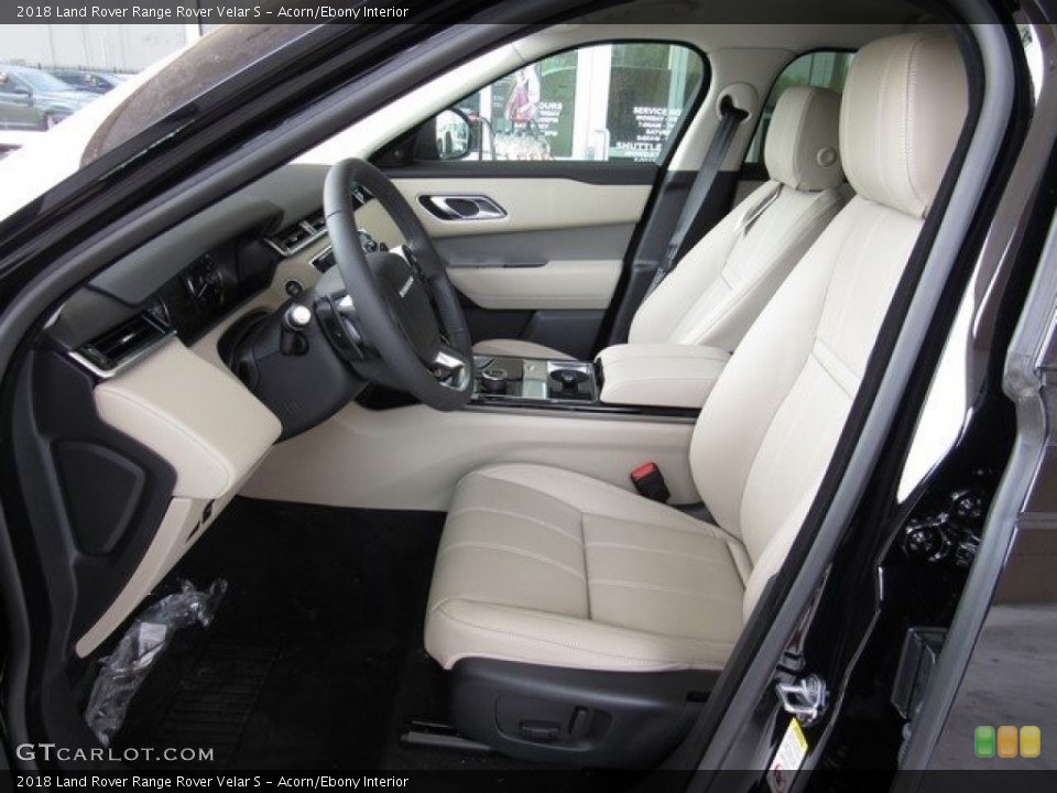Acorn/Ebony Interior Photo for the 2018 Land Rover Range Rover Velar S #122761145