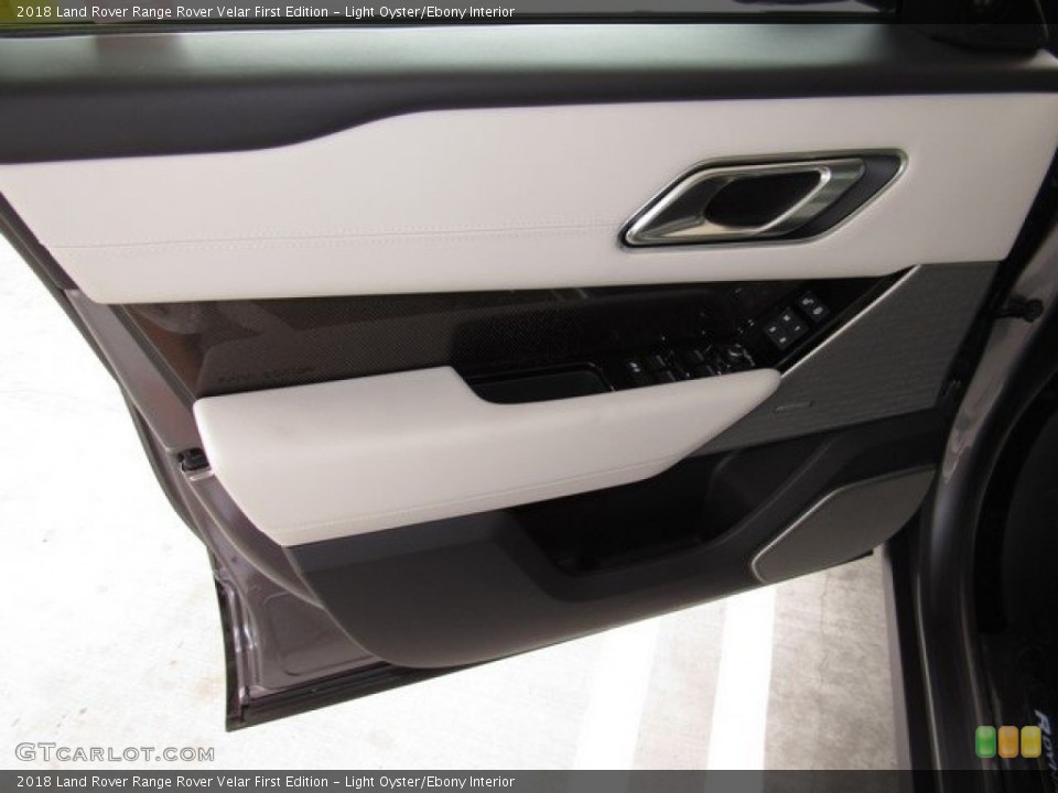 Light Oyster/Ebony Interior Door Panel for the 2018 Land Rover Range Rover Velar First Edition #122761754