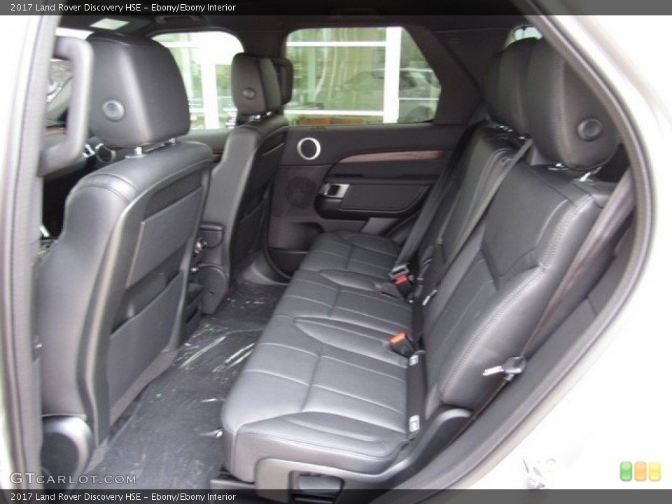 Ebony/Ebony Interior Rear Seat for the 2017 Land Rover Discovery HSE #122762261
