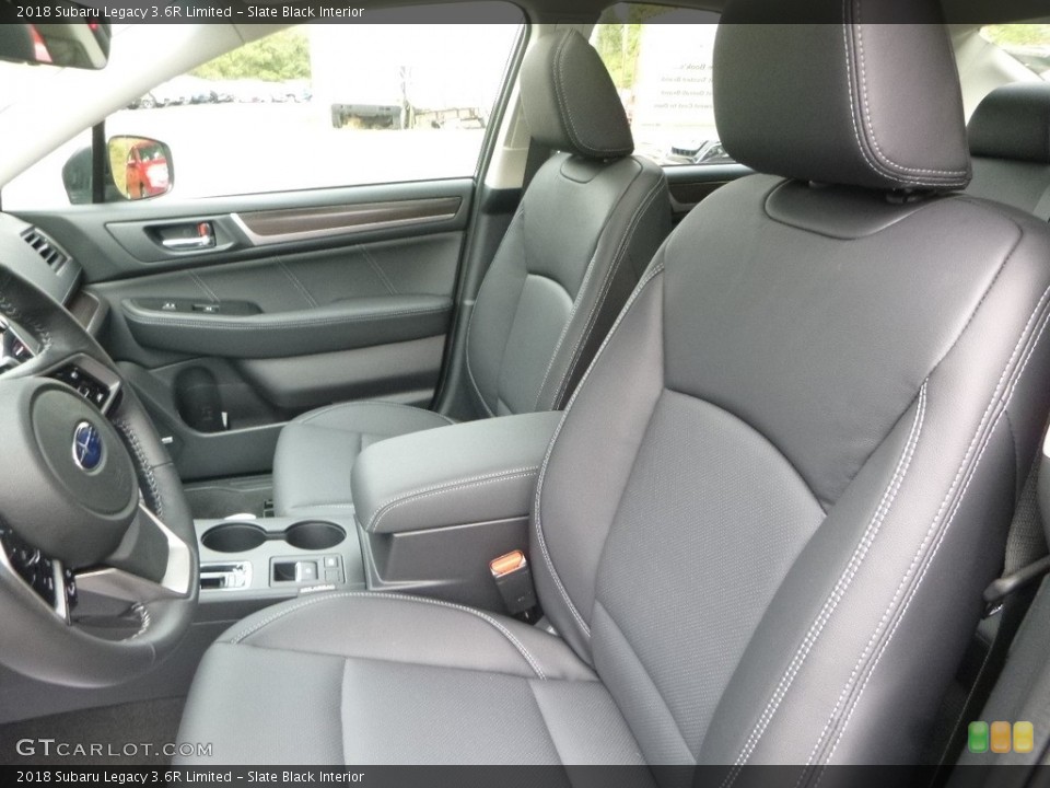 Slate Black Interior Front Seat for the 2018 Subaru Legacy 3.6R Limited #122772458
