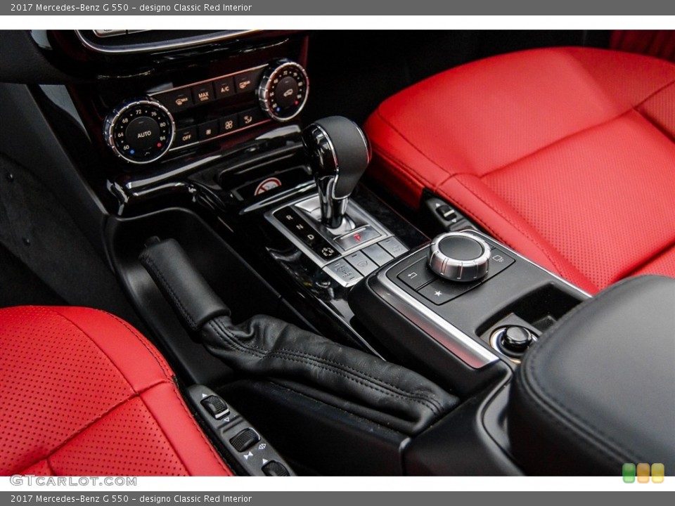 designo Classic Red Interior Transmission for the 2017 Mercedes-Benz G 550 #122775506