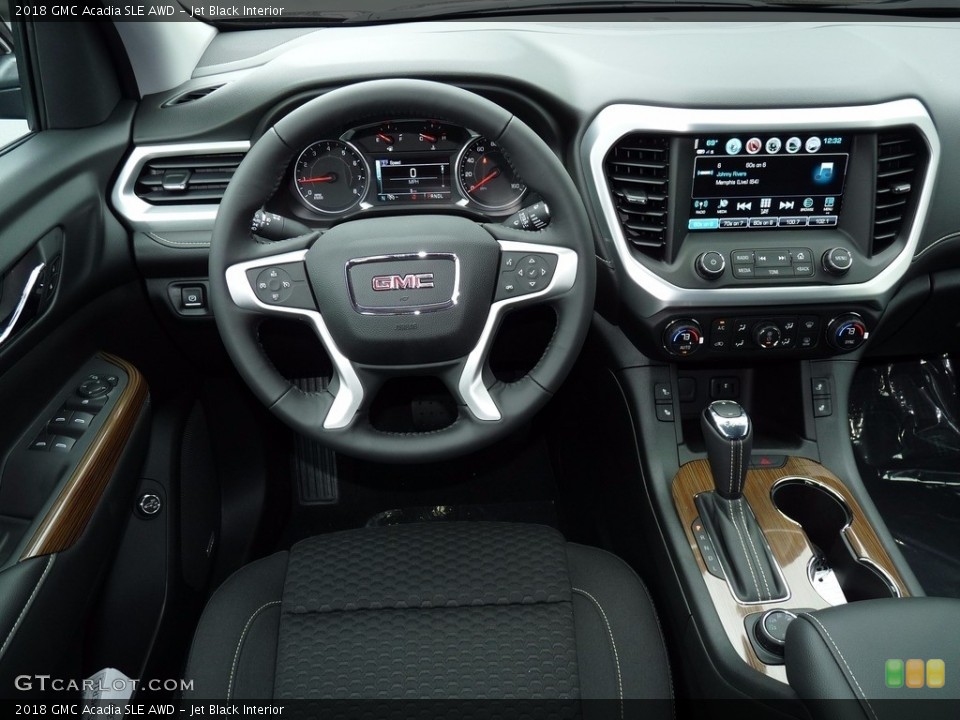 Jet Black Interior Dashboard for the 2018 GMC Acadia SLE AWD #122776898