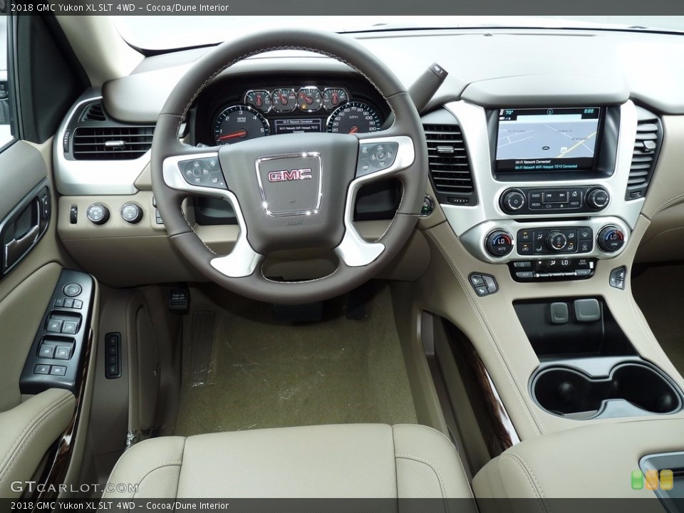 Cocoa/Dune Interior Dashboard for the 2018 GMC Yukon XL SLT 4WD #122777153