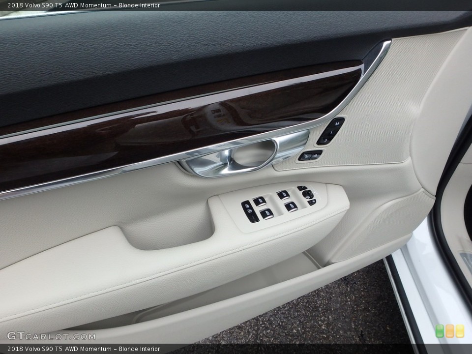 Blonde Interior Door Panel for the 2018 Volvo S90 T5 AWD Momentum #122781029