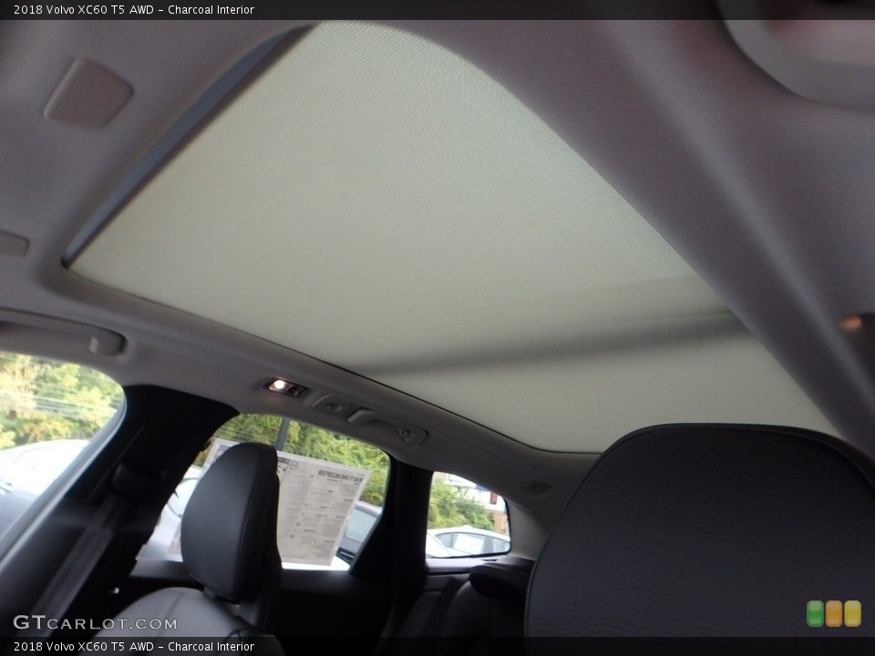Charcoal Interior Sunroof for the 2018 Volvo XC60 T5 AWD #122781446