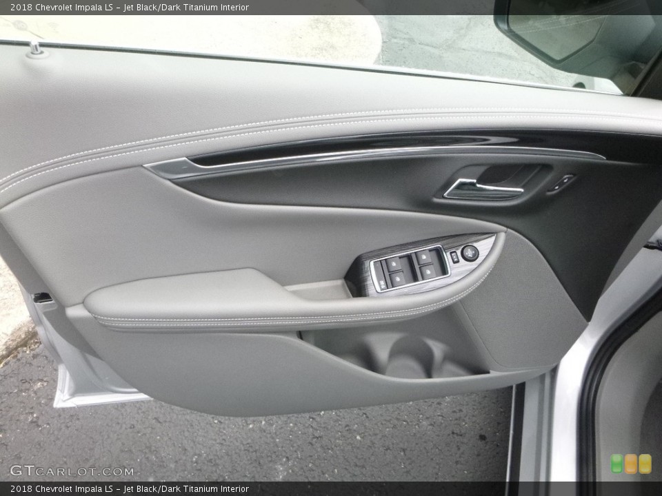 Jet Black/Dark Titanium Interior Door Panel for the 2018 Chevrolet Impala LS #122782238