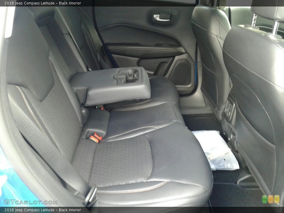 Black Interior Rear Seat for the 2018 Jeep Compass Latitude #122790596