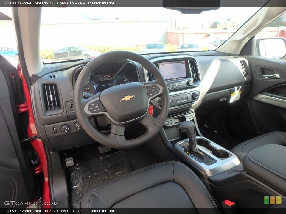 Jet Black Interior Photo for the 2018 Chevrolet Colorado ZR2 Crew Cab 4x4 #122791625