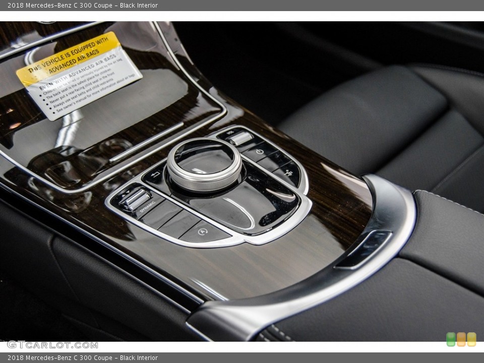 Black Interior Controls for the 2018 Mercedes-Benz C 300 Coupe #122797100