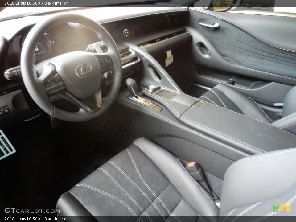 Black Interior Photo for the 2018 Lexus LC 500 #122805437