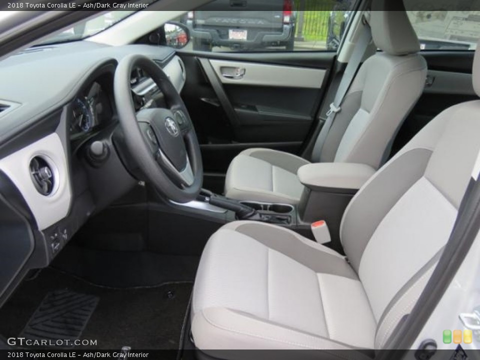 Ash/Dark Gray Interior Photo for the 2018 Toyota Corolla LE #122808229
