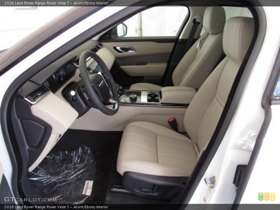 Acorn/Ebony Interior Photo for the 2018 Land Rover Range Rover Velar S #122808565