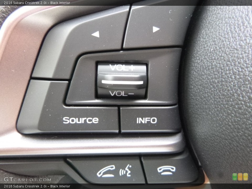 Black Interior Controls for the 2018 Subaru Crosstrek 2.0i #122810308