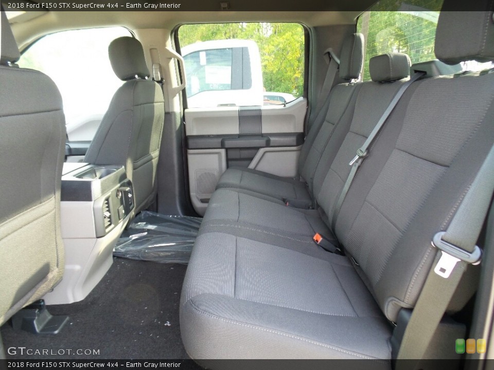 Earth Gray Interior Rear Seat for the 2018 Ford F150 STX SuperCrew 4x4 #122811509